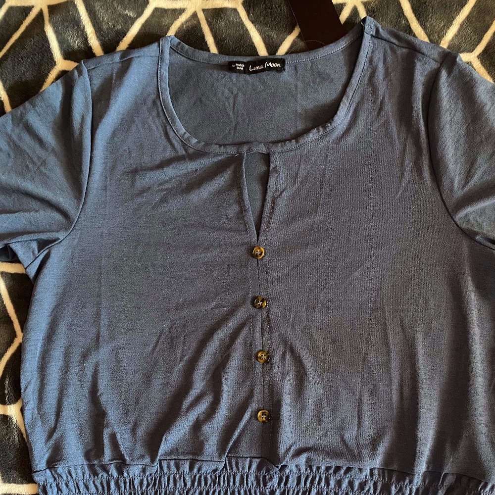 Sweetheart puff blouse